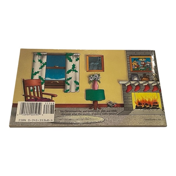 VTG 1987 Garfield Christmas Book - Picture 2 of 3